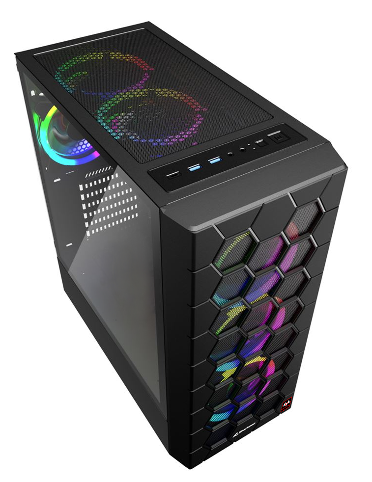 Pcman Game PC Hex - i5-12400F - RTX 3060 - 16 GB geheugen - 480 GB SSD - Windows 11 Pro - Afbeelding 2