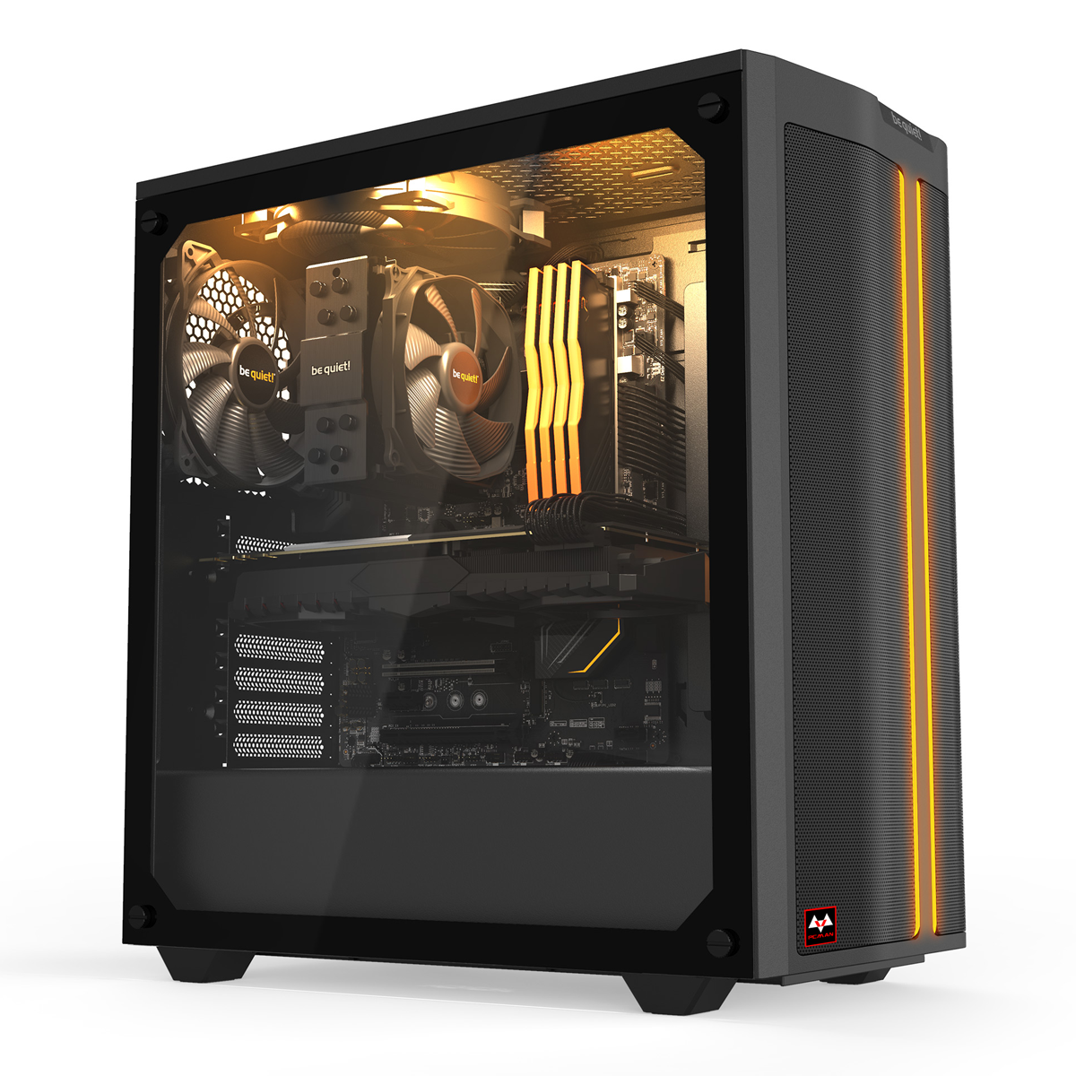 Pcman Game PC Phoenix 500DX Intel - i5-11400F - Nvidia RTX 3060 - 16 GB geheugen - 480 GB SSD - Windows 11 Pro