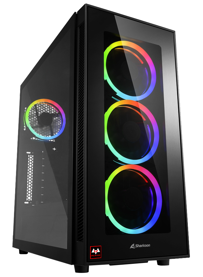 Pcman Game PC Eclipse i5-10400 - Nvidia GTX 1650 - 16 GB geheugen - 480 GB SSD - Windows 11 Pro