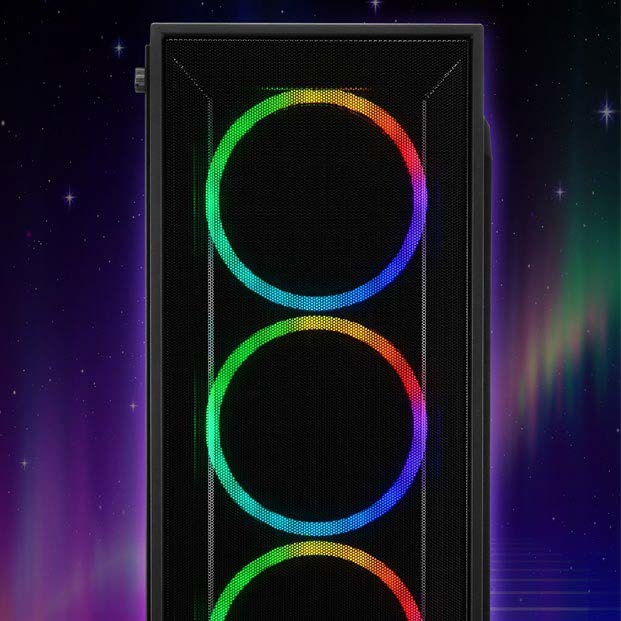 Pcman Game PC Wraith RGB - AMD 4600G - 8 GB geheugen - 240 GB SSD - Windows 11 Pro - Afbeelding 3