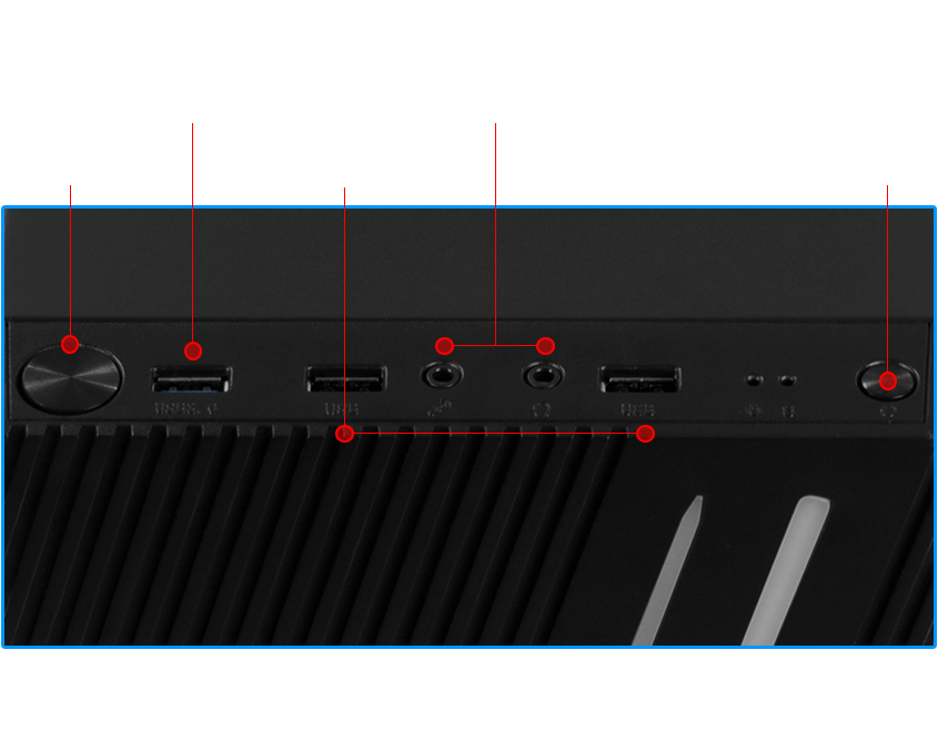 Pcman Game PC Raptor i3 - 10105F - RTX 3060 - 8 GB geheugen - 240GB SSD - Windows 11 Pro - Afbeelding 4