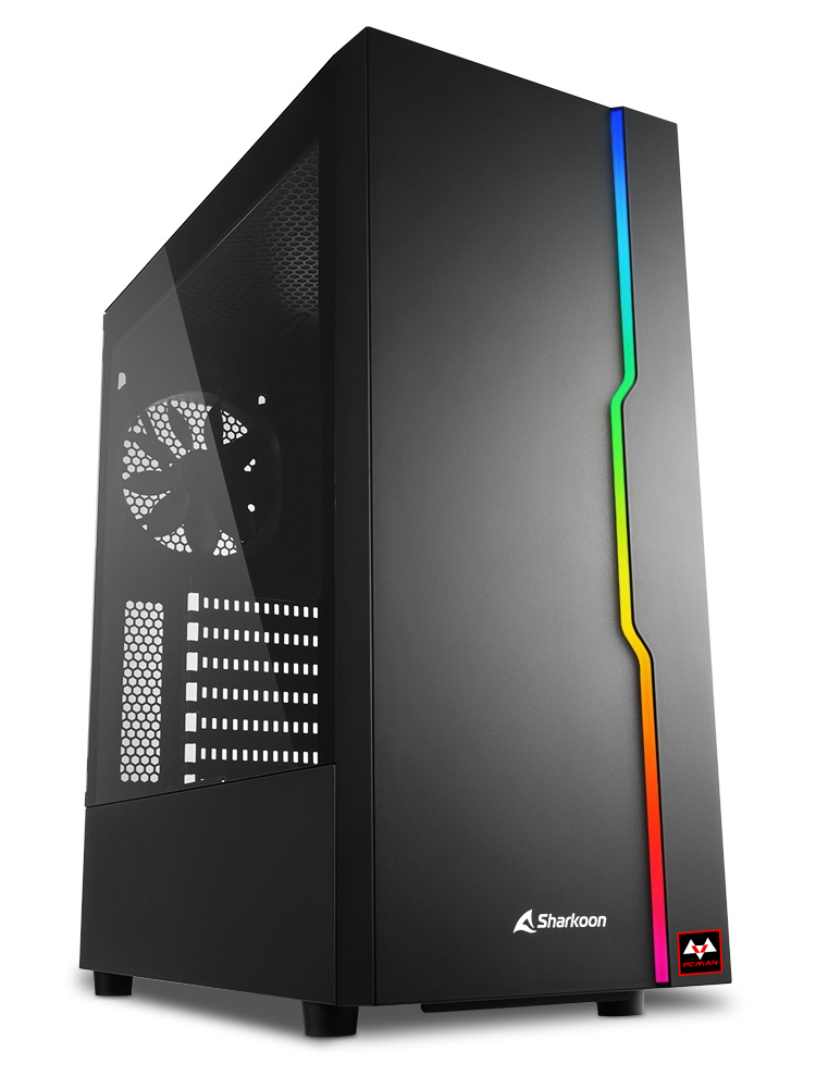 Pcman Game PC Blaze - AMD 5 5500 - RTX 3060 - 16 GB geheugen - 480 GB SSD - Windows 11 Pro